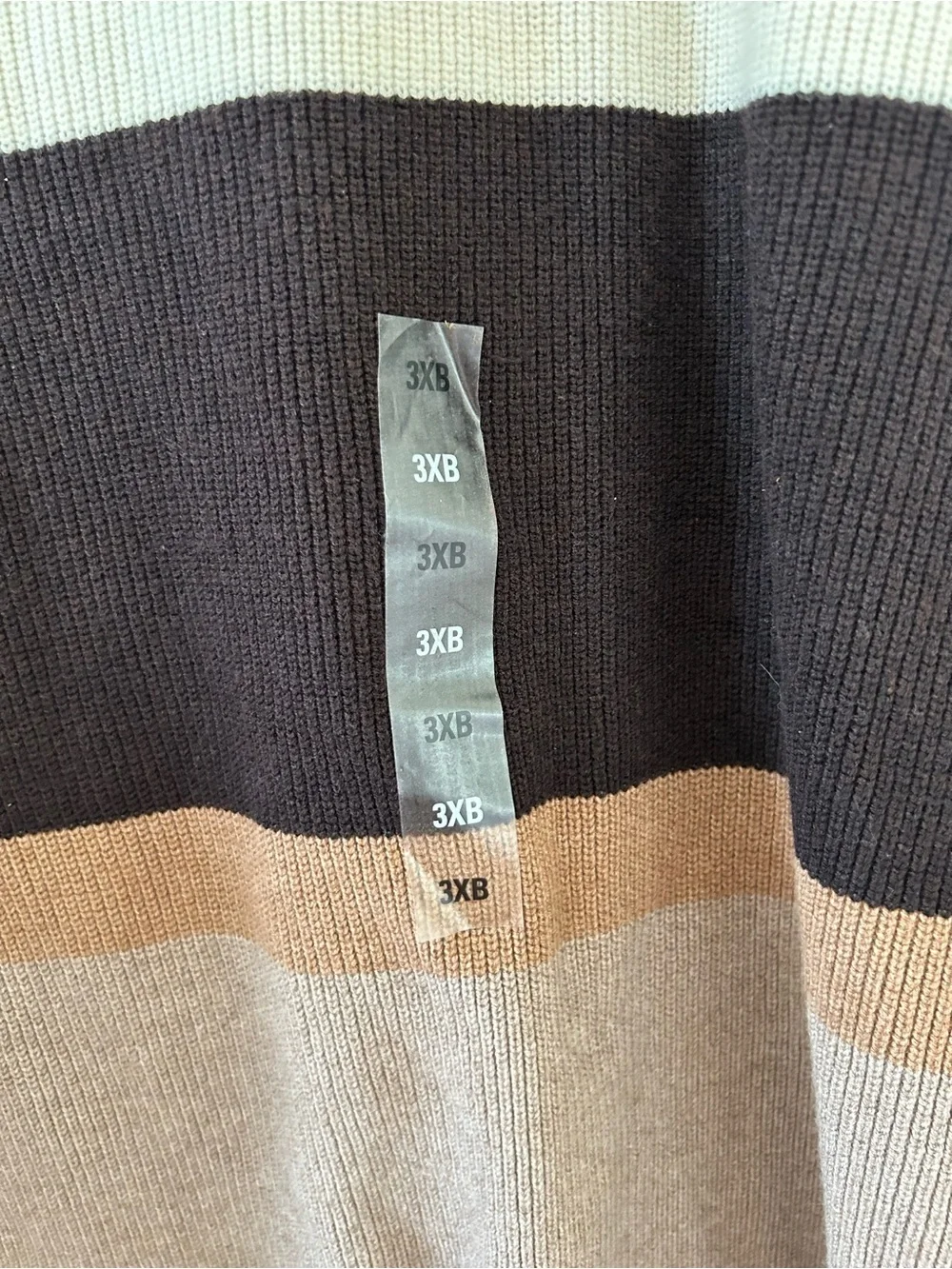 Big & Tall 3XB Sonoma Goods for Life Chest Stripe Quarter-Zip Sweater, Men's